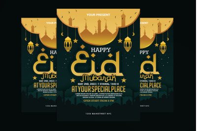 Eid Mubarak Event Flyer