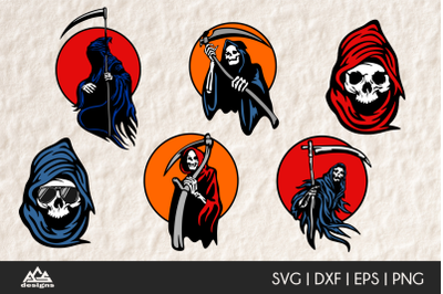 Grim Reaper Halloween Svg Design