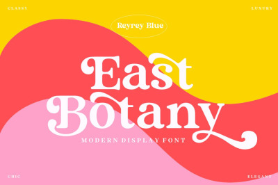 East Botany - Display Serif Font