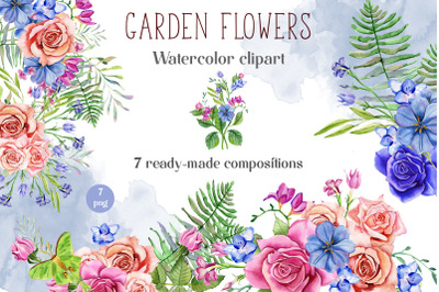 Flowers Bouquets Clipart Sublimation PNG