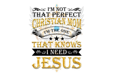 Christian Mom Quotes Sublimation Design