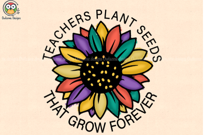 Teacher plant seeds Sublimation