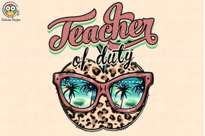 Teacher of duty Sublimation