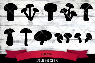 Mushroom Cut file Svg