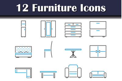 Furniture Icon Set