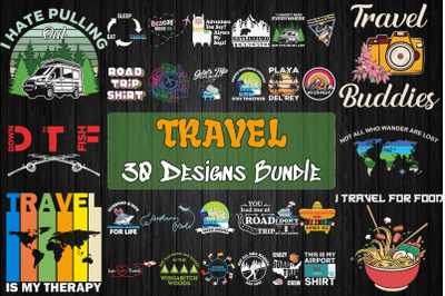 Traveling Bundle SVG 30 designs