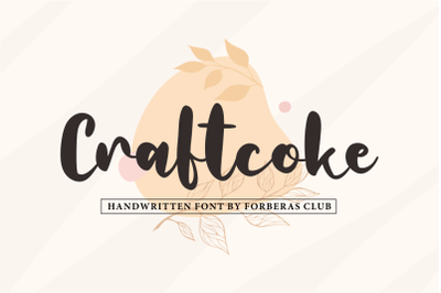 Craftcoke | Handwritten Font