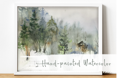 End of Winter - Watercolor Print