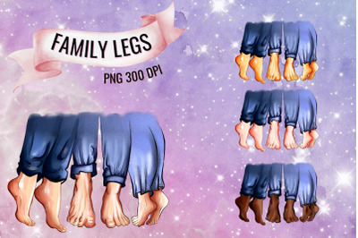 Family Legs Clipart