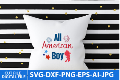 All American boy SVG Design