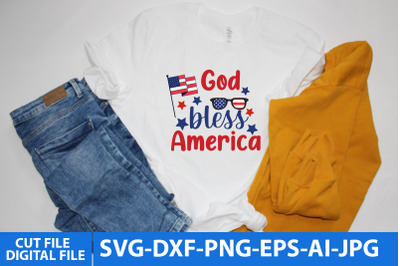 God bless america SVG Design | God bless america SVG Cut Files