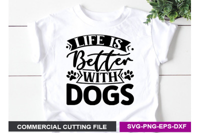 DOG SVG T shirt Design Template