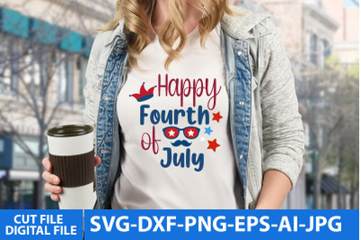 happy fourth of july SVG Design