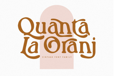 Quanta La Oranj Vintage Serif Font