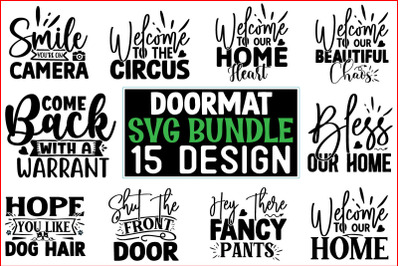 Doormat SVG T shirt Design Template