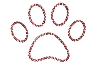 Dog Paw embroidery design