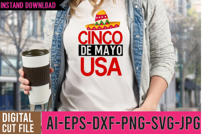 Cinco De Mayo USA SVG Design