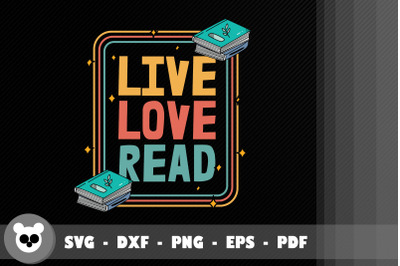 Book Reader Design Live Love Read