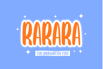Rarara | Handwritten Font