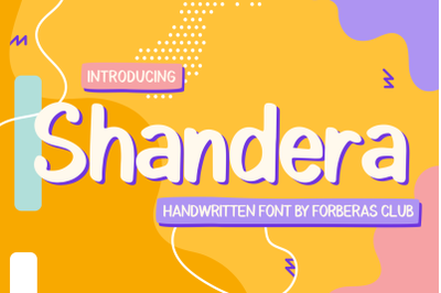 Shandera | Handwritten Font