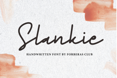 Slankie | Handwritten Font