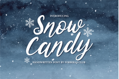 Snow Candy | Handwritten Font