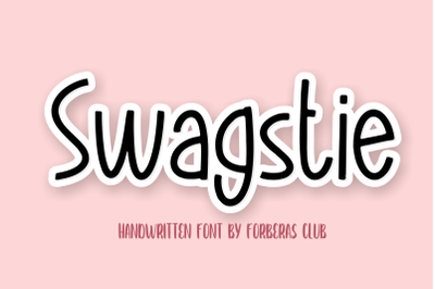 Swagstie | Handwritten Font