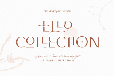 Ello Collection Decorative Font