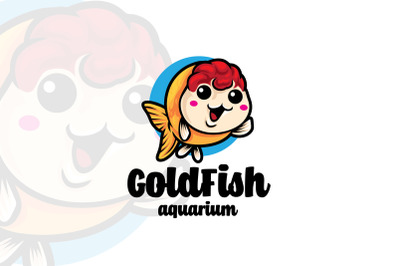 Goldfish Mascot Logo