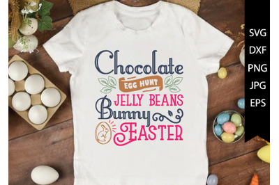 chocolate egg hunt jelly beans bunny easter