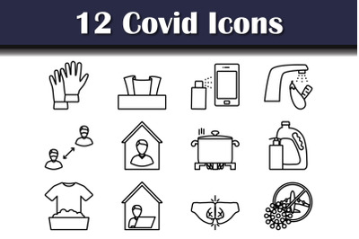 Covid Icon Set