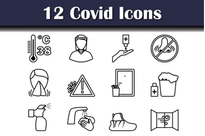 Covid Icon Set