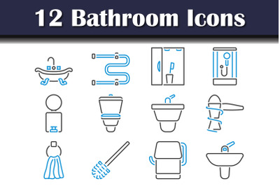 Bathroom Icon Set