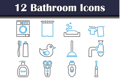 Bathroom Icon Set