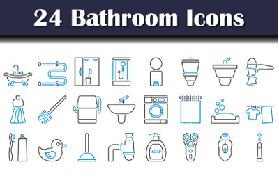 Bathroom Icon Set