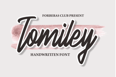 Tomiley | Handwritten Font
