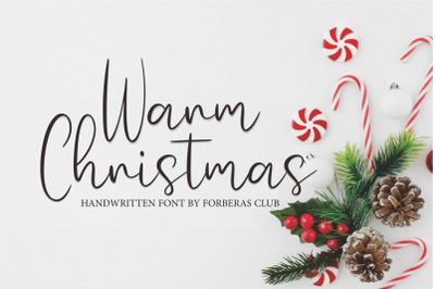 Warm Christmas | Handwritten Font