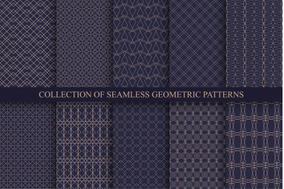 Geometric elegant ornament patterns