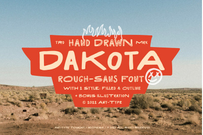 Dakota Rough Sans + Bonus