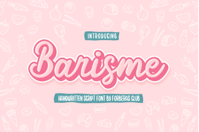 Barisme | Handwritten Script Font