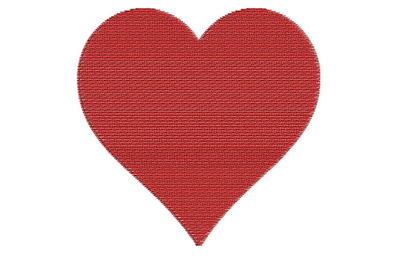 Heart machine embroidery design