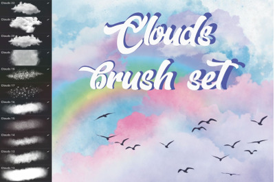 Cloud Procreate Brushes