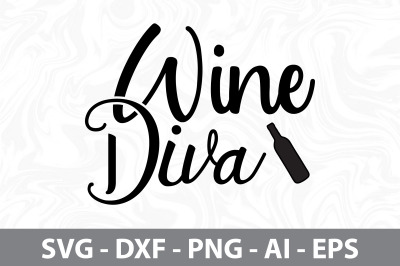 Wine Diva svg