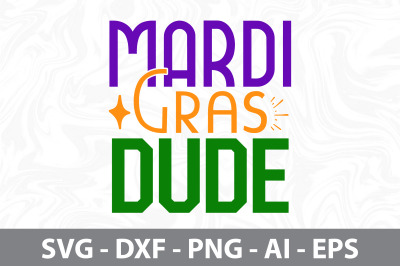 Mardi Gras Dude svg