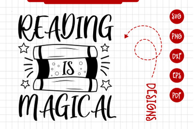 Reading Is Magical - Book Lover Reading