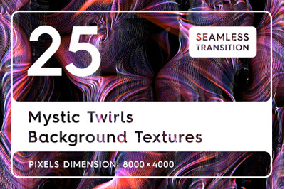 25 Mystic Twirls Background Textures