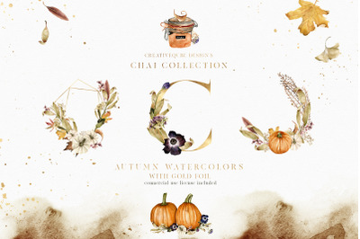 Chai Watercolor Collection - Fall