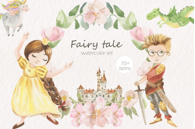 Fairy tale watercolor set