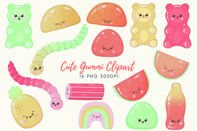 Gummy Candy Clipart Illustration
