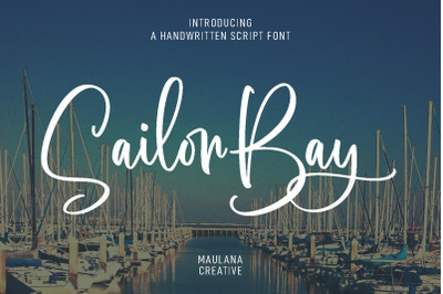 Sailor Bay Brush Script Font